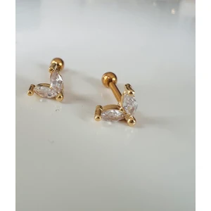 By Dilek Çetin Accessory Çelik Kıkırdak Helix Tragus Piercing (1 Adet)