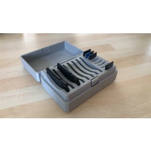 Menteşeli Sd ve Micro Sd Kart Kutusu - 16 Yuva - Hepsi Bir Arada