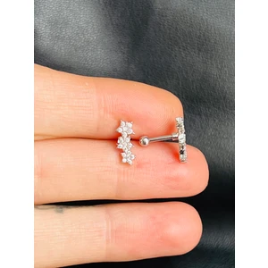 By Dilek Çetin Accessory Çelik Kıkırdak Helix Tragus PIERCING(1ADET)