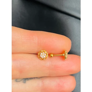 By Dilek Çetin Accessory Çelik Kıkırdak Helix Tragus PIERCING(1ADET)