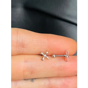 By Dilek Çetin Accessory Çelik Kıkırdak Helix Tragus PIERCING(1ADET)