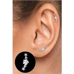By Dilek Çetin Accessory Çelik Kıkırdak Helix Tragus PIERCING(1ADET)