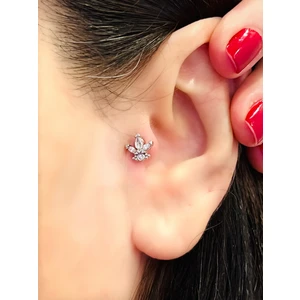 By Dilek Çetin Accessory Çelik Kıkırdak Helix ,tragus Piercing