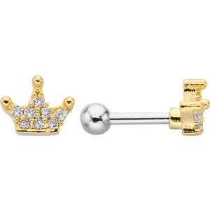 By Dilek Çetin Accessory Çelik Taç Model Kıkırdak,helix,tragus, Piercing