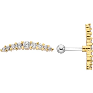 By Dilek Çetin Accessory Çelik Taşlı Kıkırdak Helix Tragus Piercing