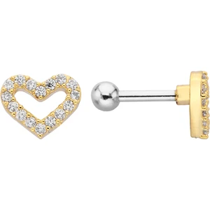 By Dilek Çetin Accessory Çelik Kalp Model Kıkırdak Helix Targus Piercing