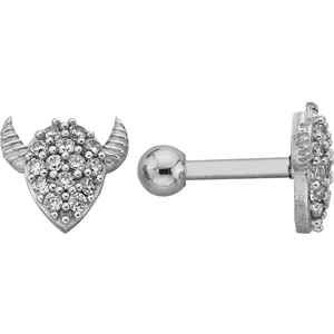 By Dilek Çetin Accessory Kıkırdak Helix Tragus Boynuz Figürlü Piercing