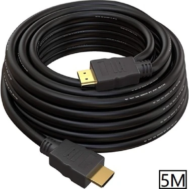 Alfais 5097 HDMI 5 Metre LCD Laptop Full Hd Ara Altın Kaplama Bağlantı