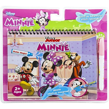 Magic Water Painting Lisanslı Disney Jr. Minnie Özel Sulu Kalem ile Sihirli Boyama