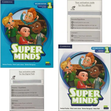 Cambridge University Press Super Minds Level 1 Student's Book With Ebook + Workbook With Digital