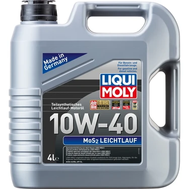Liqui Moly Mos2 Leichtlauf 10W-40 Motor Yağı 4lt.