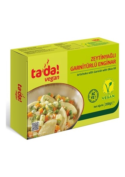 Vegan Zeytinyağlı Garnitürlü Enginar 200 gr