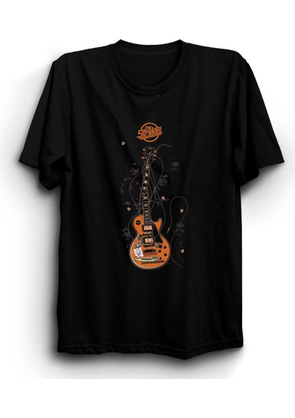 The Strokes, Guitar, Gitar Rock Metal Grup Tişörtü