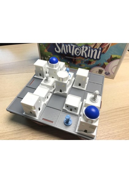 Santorini Board Oyunu Oyun Kurulu Plastik Aparat