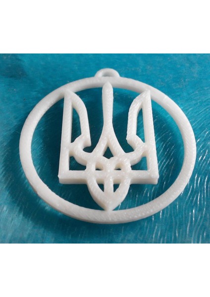 Bir Dairede Ukrayna Sembolü Plastik Aparat