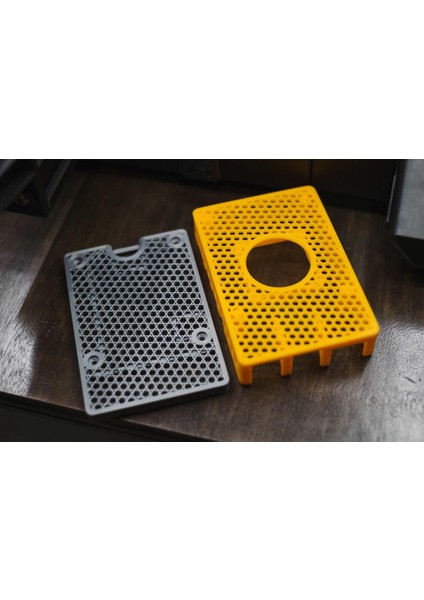 Parametrik Raspberry Pi 4b Kutu Kılıf (30MM Fan) Dikey Standlı Plastik Aparat fırsatları