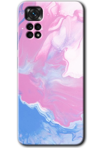 Xiaomi Redmi Note 11 Pro 5g Kılıf Hd Desen Baskılı Arka Kapak - Liquid Lekeler Art