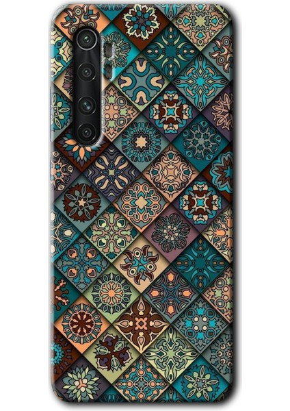 Xiaomi Mi Note 10 Lite Kılıf Hd Desen Baskılı Arka Kapak - Mandala Desen