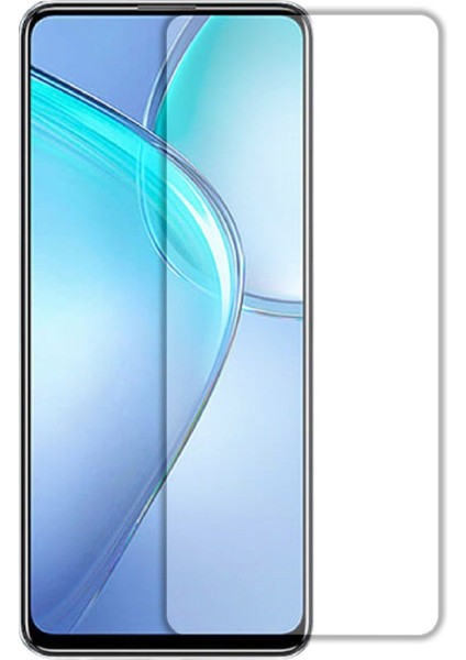 Huawei P Smart S Kılıf Hd Desen Baskılı Arka Kapak + Temperli Cam - Vektör Çiçekler