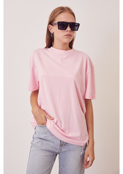 Basic T-Shirt-Pembe