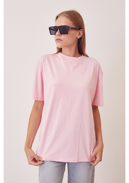 Basic T-Shirt-Pembe