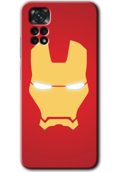 Xiaomi Redmi Note 11 5g Global Kılıf Hd Desen Baskılı Arka Kapak - Ironman