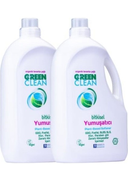 Green Clean Bitkisel 2,75 Lt 2 Li Set Yumuşatıcı