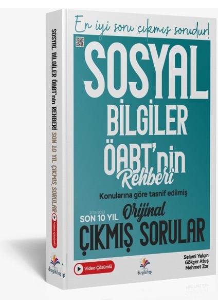 KPSS ÖABT Sosyal Bilgiler Öğretmenliği Son 10 Yıl Video Çözümlü Orijinal Çıkmış Sınav Soruları