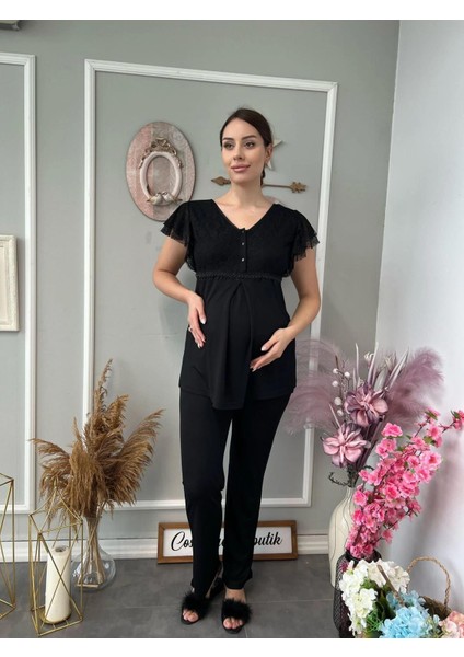 Kadın Lohusa Pijama Takımı 23193