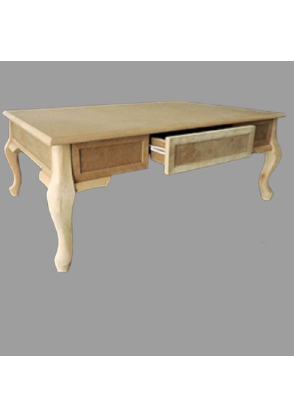 Orta Sehpa Çekmeceli Model Kayın Torna Lükens Aslan Ayak Kayın Kaplama Ham Natüre Kutuda Sevk El Yapım fırsatları