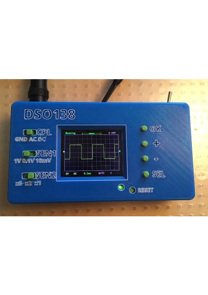 DSO138 9V Pil Case Remix Plastik Aparat