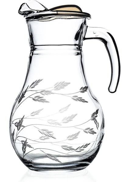 Pudgy 13 Parça 6 Kişilik Su ve Meşrubat Seti Sürgün Desenli modelleri