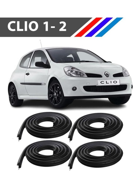 - Renault Clio 1-2 Kasa Ön ve Arka Kapı Fitili 4 Adetli Set