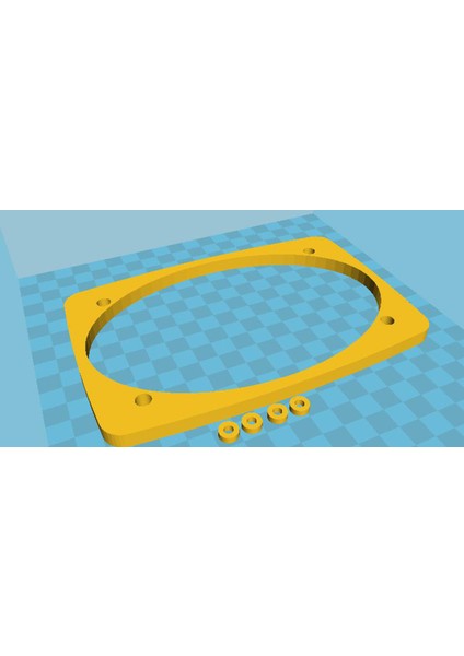 E28 Için 4x6 Hoparlör Kapağı Spacer Plastik Aparat