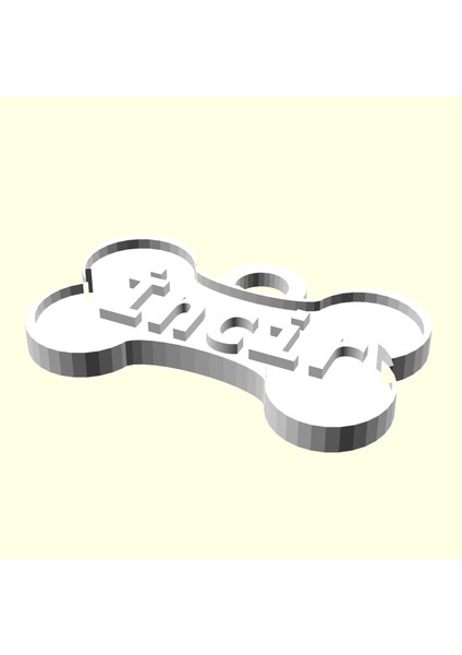 Incir Tasmalık Künye Tag Kedi Köpek Evcil Hayvana Isme Özel Üretim Isimlik Hediyelik Plasti