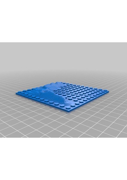 LEGO Krater Taban Plakası (Mini Sürüm 12X12) Plastik Aparat