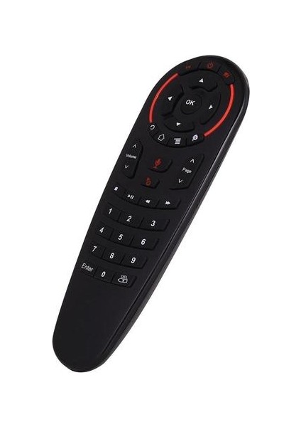 G30 Hava Fare Ses Kontrol Uzaktan 2.4g Kablosuz 33 Tuşlar Ir Öğrenme Gyro Algılama Akıllı Uzaktan Android Tv Kutusu X96 Mini H96LAR (Yurt Dışından)