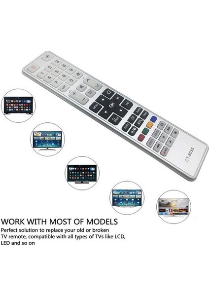 Toshıba CT-8040 CT-8041 Için Toshıba CT-8035 Için Yedek Uzaktan Kumanda CT-8054 40L3433DG 40L3443DG 40L3451DG 40L3453DG 40L3454DB 40L (Yurt Dışından) fiyatları