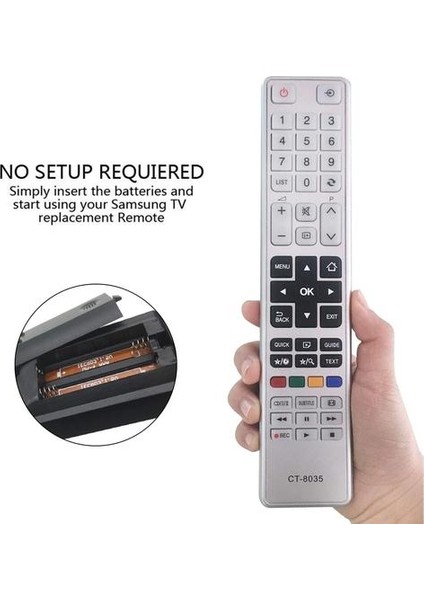 Toshıba CT-8040 CT-8041 Için Toshıba CT-8035 Için Yedek Uzaktan Kumanda CT-8054 40L3433DG 40L3443DG 40L3451DG 40L3453DG 40L3454DB 40L (Yurt Dışından) modelleri