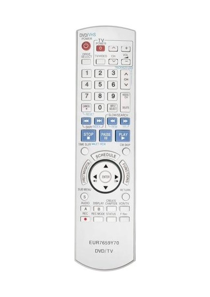 Vinabty Ir Uzaktan Kumanda Değiştirildi EUR7659Y70 Panasonic DVD Kaydedici Için DMR-ES45V DMR-ES46V DMR-ES46VS DMR-ES45VS DMR-ES35VP Dmr- (Yurt Dışından)