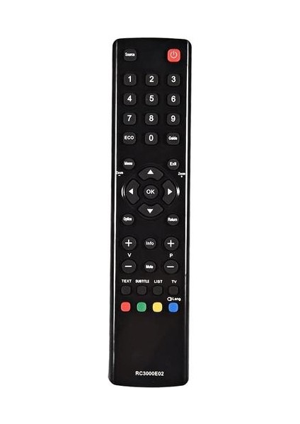 Cuifati Uzaktan Kumanda Tcl Yedek Uzaktan Kumanda Evrensel Uzaktan Kumanda Tcl RC3000E02 Tv Siyah Için Evrensel Tv Uzaktan Kumanda (Yurt Dışından)