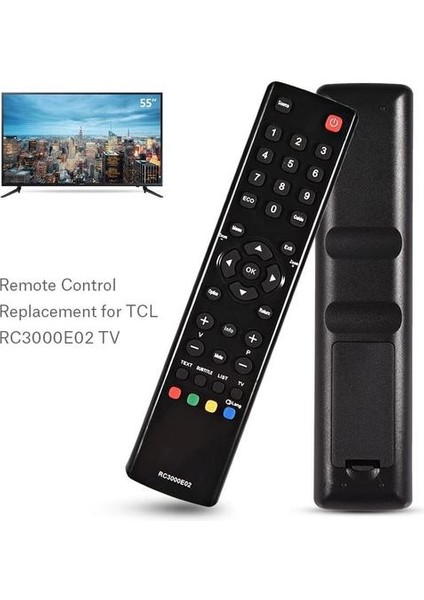 Cuifati Uzaktan Kumanda Tcl Yedek Uzaktan Kumanda Evrensel Uzaktan Kumanda Tcl RC3000E02 Tv Siyah Için Evrensel Tv Uzaktan Kumanda (Yurt Dışından) fırsatları