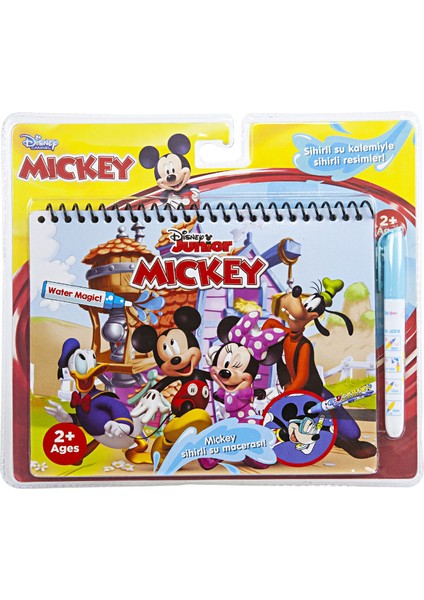 Painting Lisanslı Disney Mickey Mouse Özel Sulu Kalem ile Sihirli Boyama Kitabı