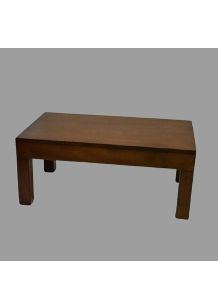 Orta Sehpa Küt Model Ahşap Kutu Küt Ayak Mdf Parlak Ceviz Natüre Tabla El Yapım fiyatları