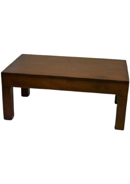 Orta Sehpa Küt Model Ahşap Kutu Küt Ayak Mdf Parlak Ceviz Natüre Tabla El Yapım indirimleri