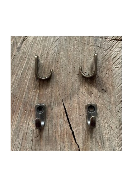 Dekoratif Mini Askı Antik Sarı Mini Kanca Tesbih Askısı 100ADET 2cm