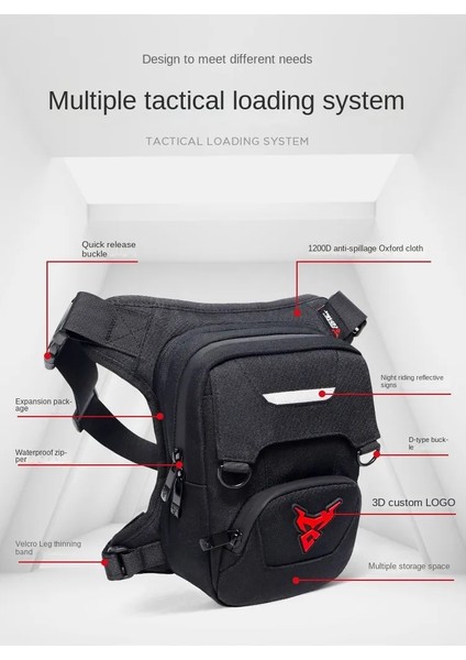 Su Geçirmez Motosiklet Bel ve Bacak Çantaları (Yurt Dışından) fırsatları