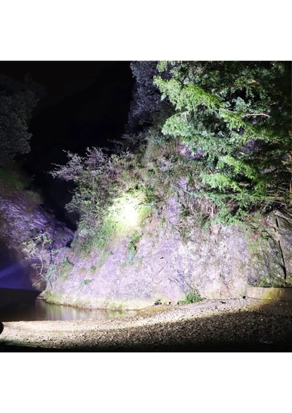 Ultra Süper Güçlü Kafa Feneri Avcı Feneri Balıkçı Kamp El Feneri LED Şarjlı Cree 5 LED 120W
