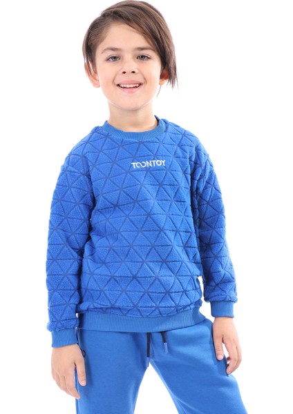 Toontoy Unisex Çocuk Nakışlı Sweatshirt