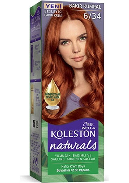 Naturals Saç Boyası Bakır Kumral 6/34